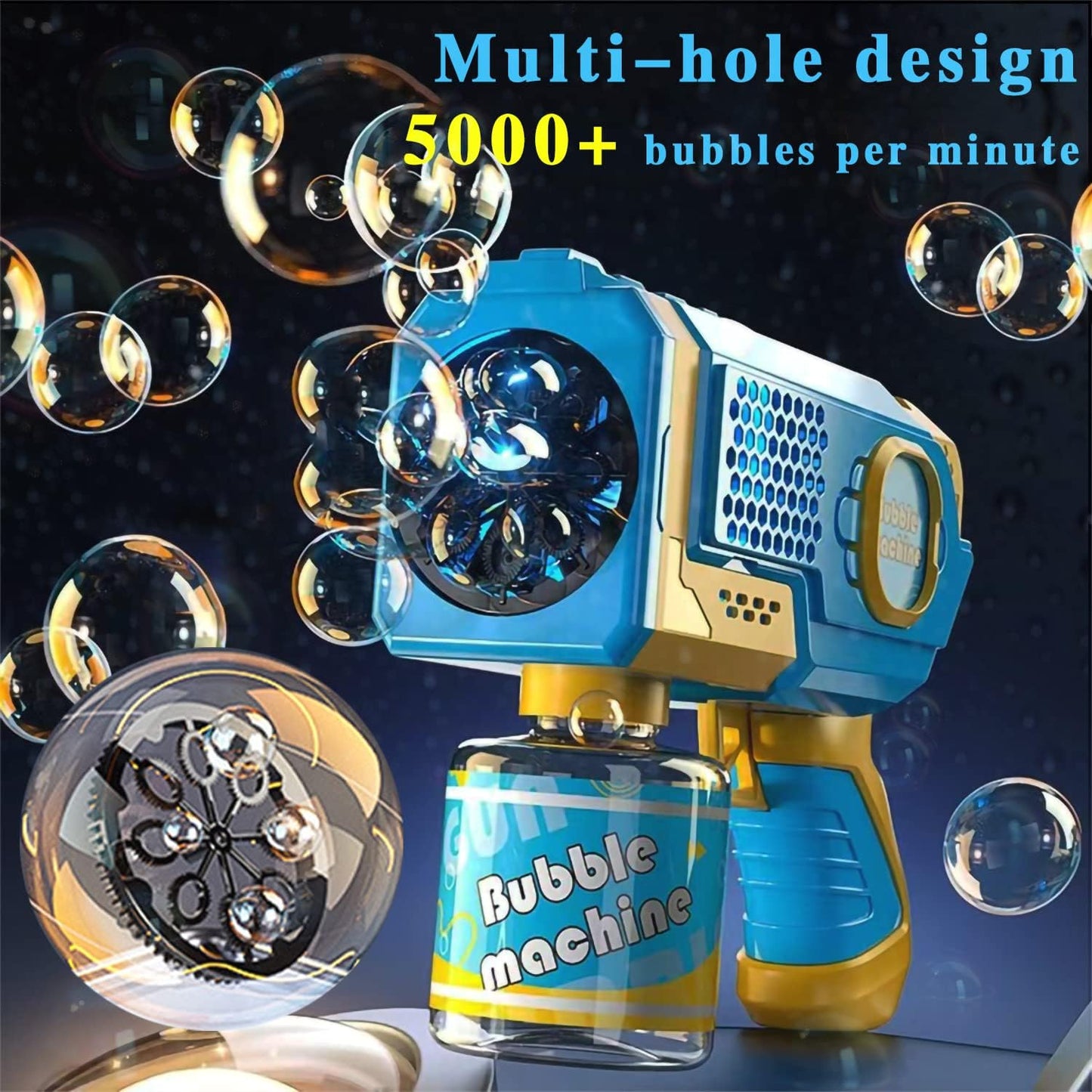 Bubble Machine with 1 Bubble Solutions